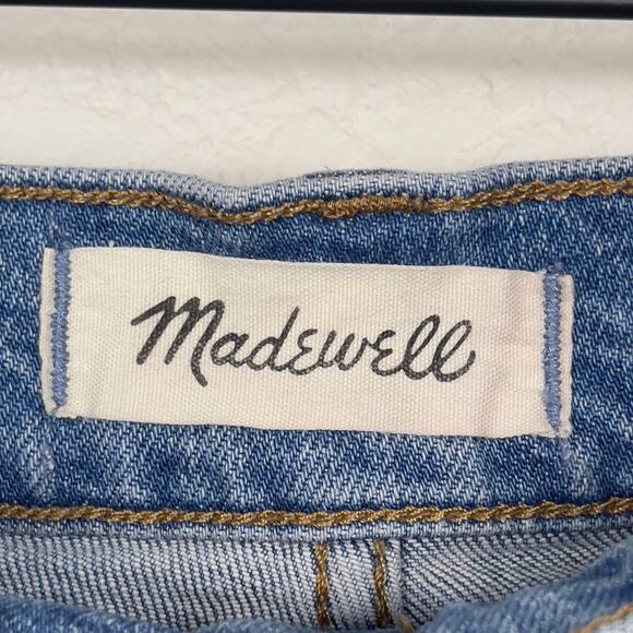 Madewell The Perfect Vintage Jean Denman Wash Size 26 Straight Leg Distressed - Picture 5 of 15